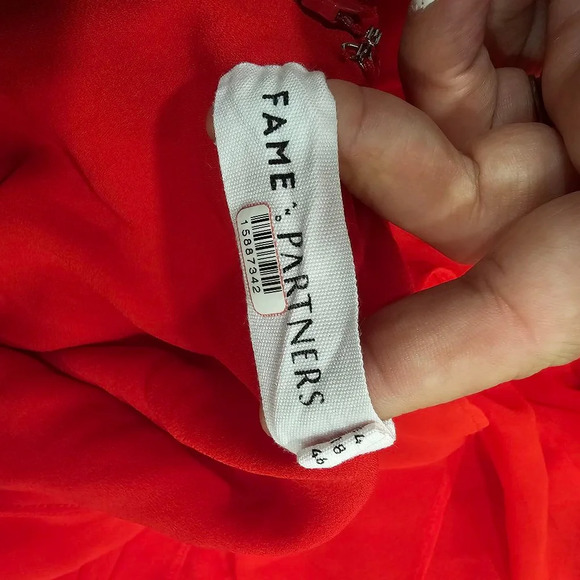 Fame and Partners Marse Gown Red Dress US 14 - Picture 3 of 13